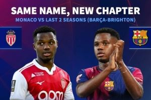 焕发新生！法蒂过去两个赛季41场打进4球，本赛季在摩纳哥5场6球